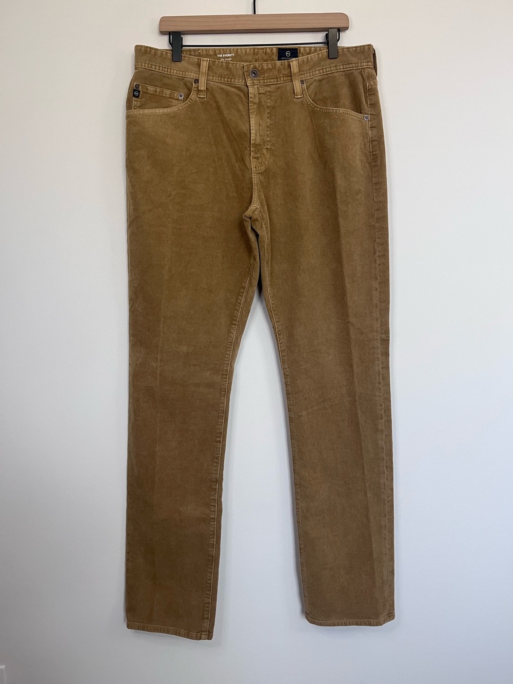 AG Jeans The Everett Corduroy Pants Tan Brown Men’s 34x34 Slim Straight